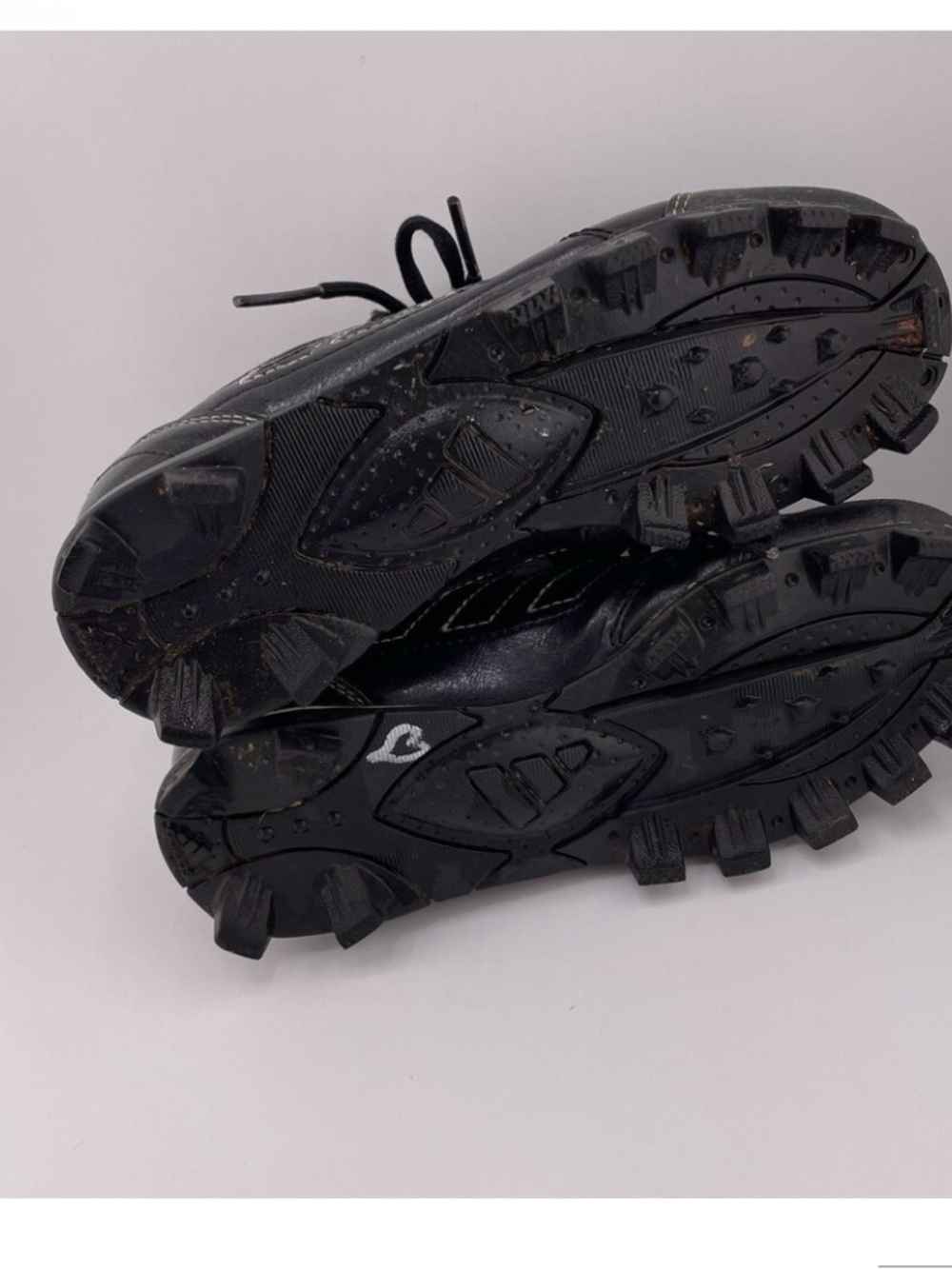 Adidas Baseball Cleats Youth Size 1 Black Change Up MD 2 K Color Inserts - Picture 5 of 9